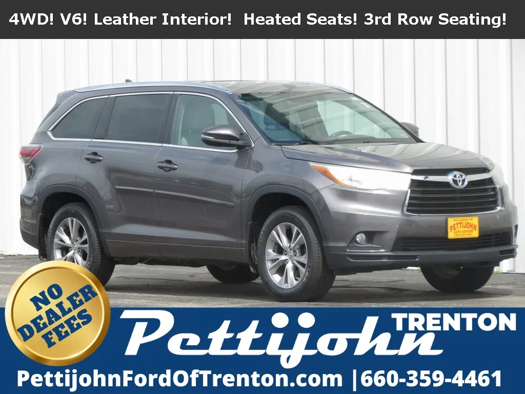 2015 Toyota Highlander XLE V6 for sale in Trenton, MO