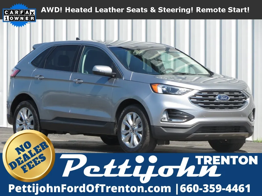Silver 2024 Ford Edge Titanium for sale in Trenton, MO
