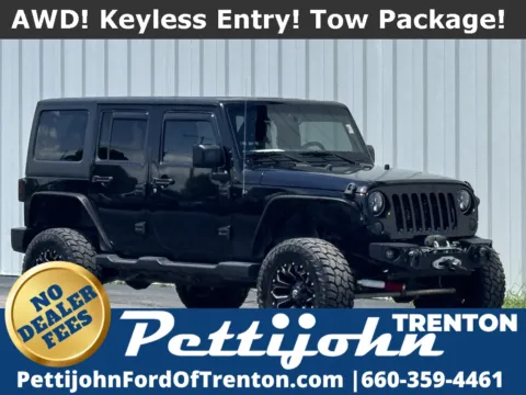 Black 2015 Jeep Wrangler Unlimited Sport for sale in Trenton, MO