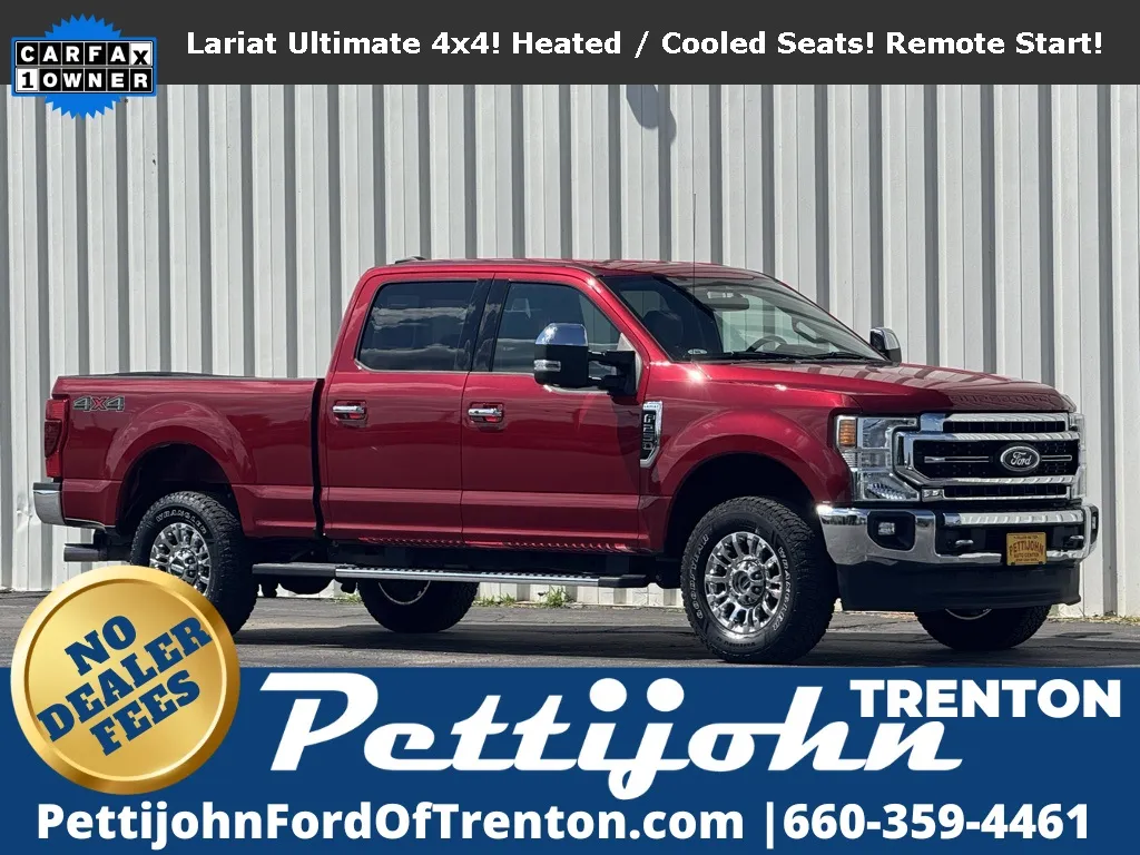 Red 2021 Ford F-250SD Lariat for sale in Trenton, MO