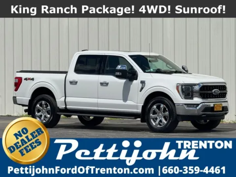 White 2021 Ford F-150 King Ranch for sale in Trenton, MO