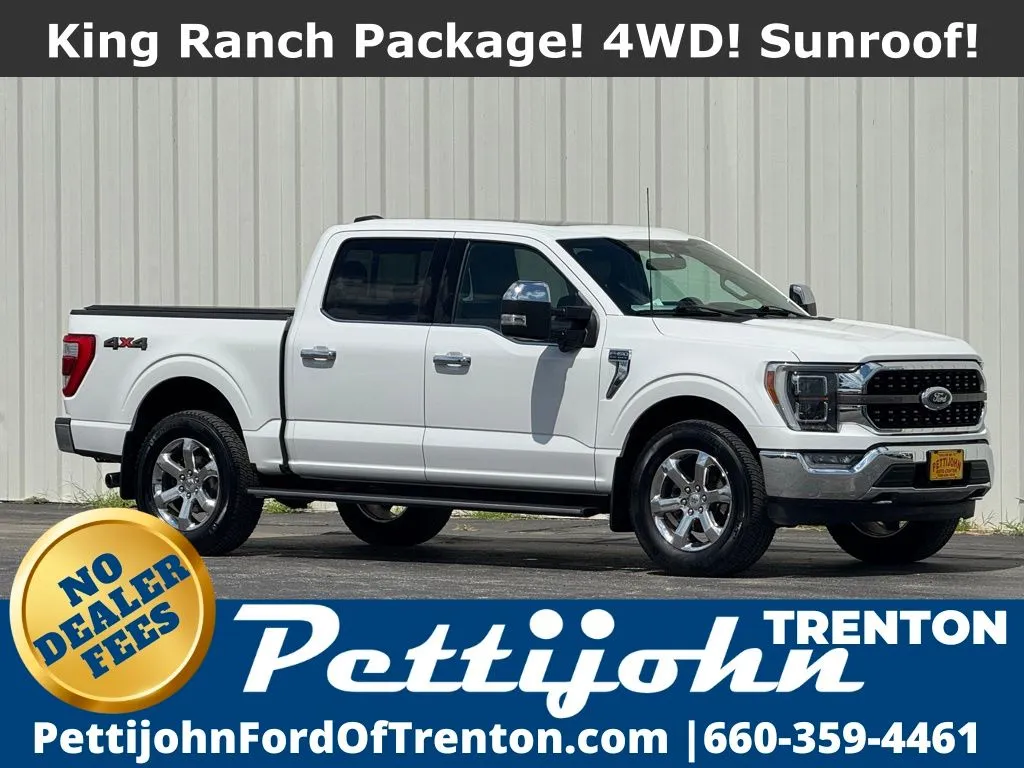White 2021 Ford F-150 King Ranch for sale in Trenton, MO