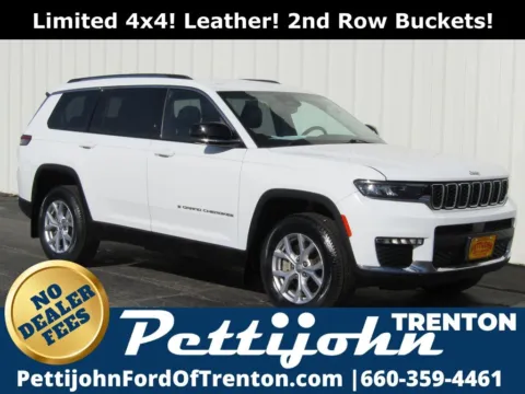 White 2021 Jeep Grand Cherokee L Limited for sale in Trenton, MO