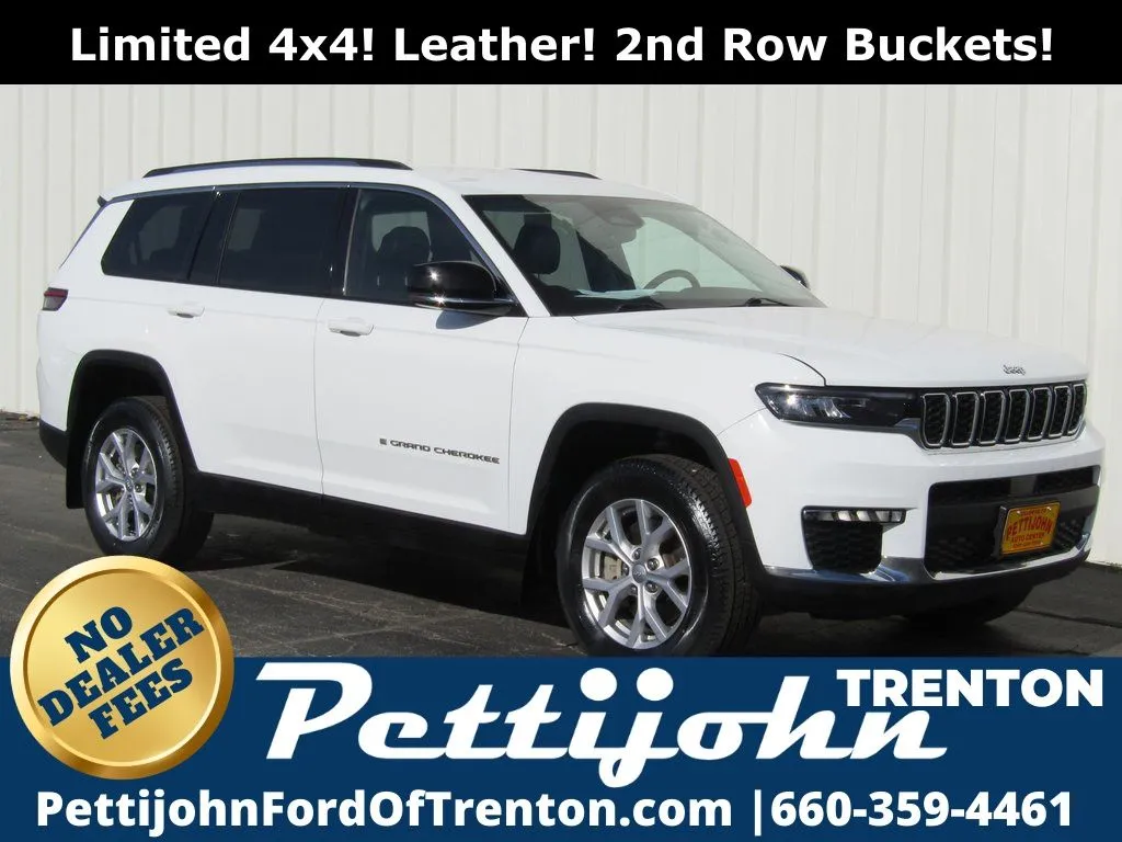White 2021 Jeep Grand Cherokee L Limited for sale in Trenton, MO
