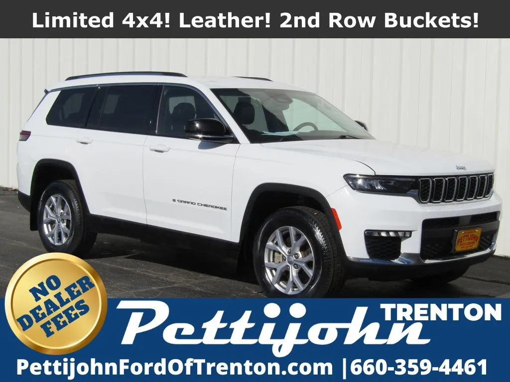 White 2021 Jeep Grand Cherokee L Limited for sale in Trenton, MO