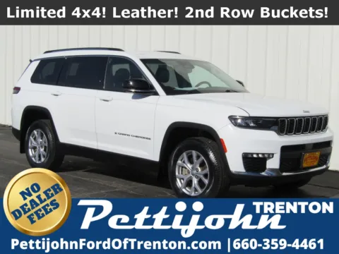 White 2021 Jeep Grand Cherokee L Limited for sale in Trenton, MO