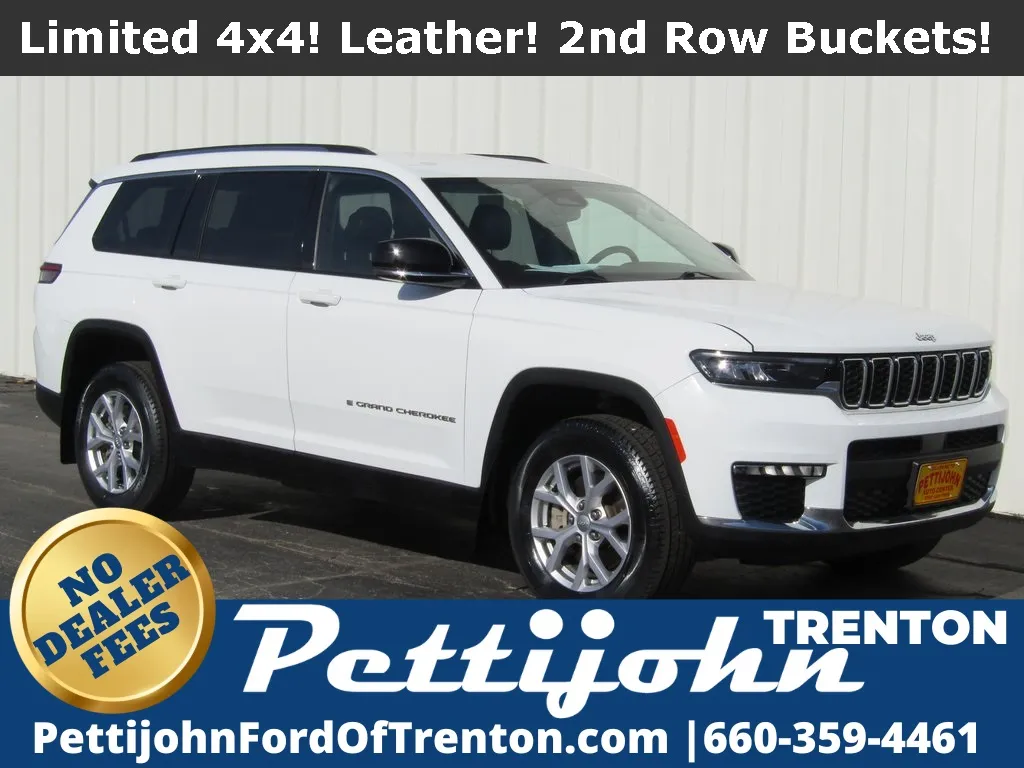 White 2021 Jeep Grand Cherokee L Limited for sale in Trenton, MO
