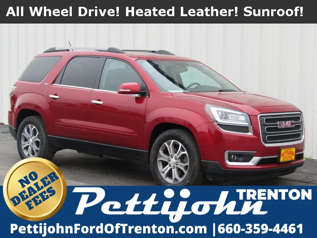 Red 2013 GMC Acadia SLT-1 for sale in Trenton, MO