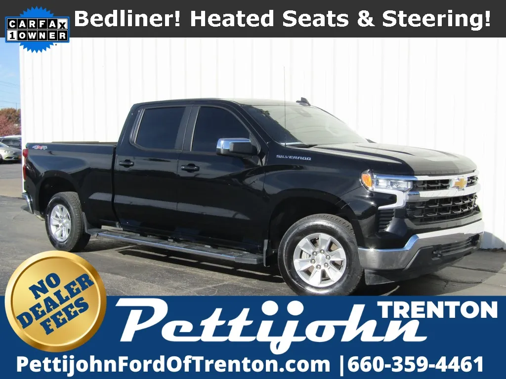 Black 2024 Chevrolet Silverado 1500 LT for sale in Trenton, MO