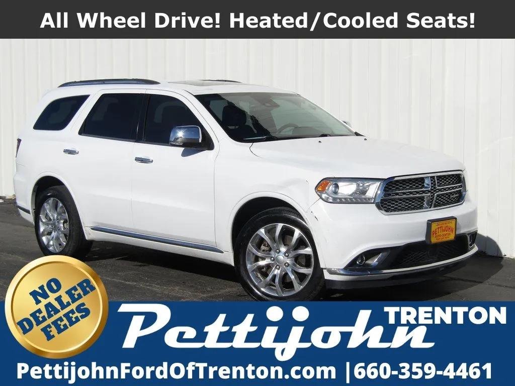 White 2017 Dodge Durango Citadel for sale in Trenton, MO