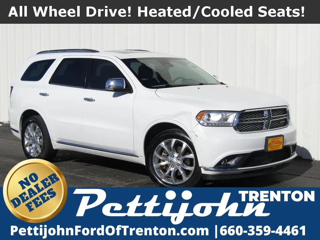 White 2017 Dodge Durango Citadel for sale in Trenton, MO