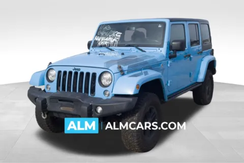 Blue 2017 Jeep Wrangler Unlimited Sahara for sale in Lumberton, NC