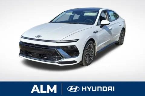 White 2026 Hyundai Sonata Hybrid Limited for sale in Lumberton, NC