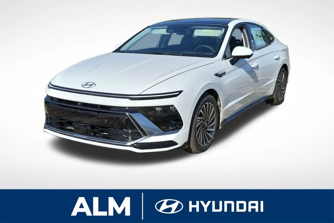 White 2026 Hyundai Sonata Hybrid Limited for sale in Lumberton, NC