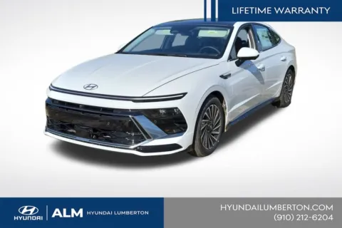 White 2026 Hyundai Sonata Hybrid Limited for sale in Lumberton, NC