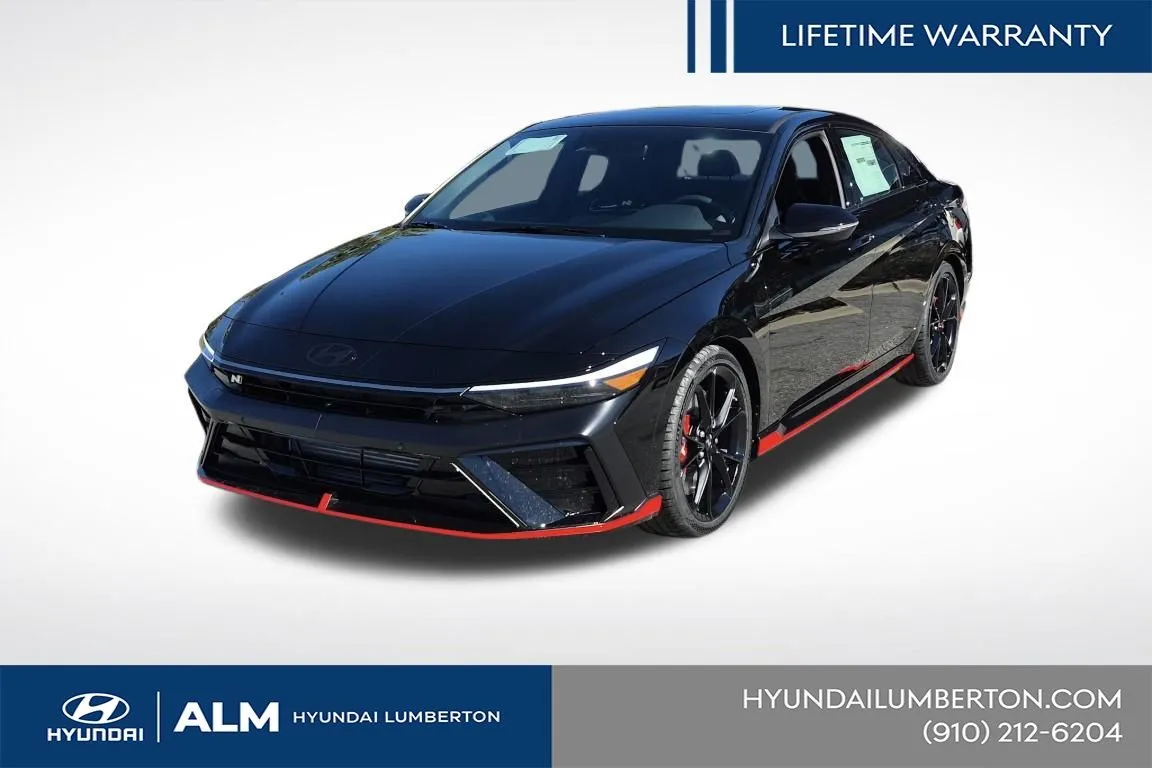 Black 2026 Hyundai Elantra N for sale in Lumberton, NC