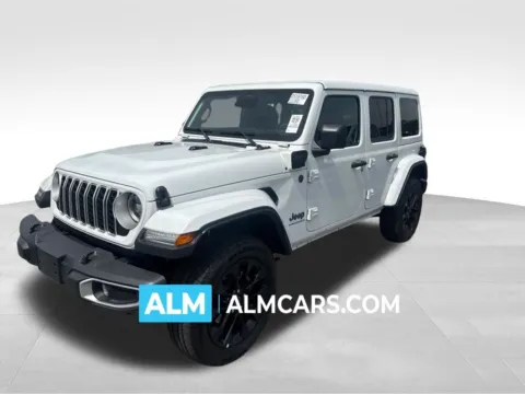 White 2025 Jeep Wrangler Sahara 4xe for sale in Lumberton, NC