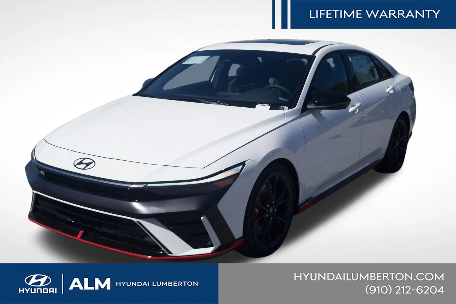 White 2026 Hyundai Elantra N for sale in Lumberton, NC