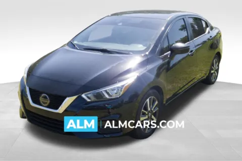 Black 2021 Nissan Versa 1.6 SV for sale in Lumberton, NC