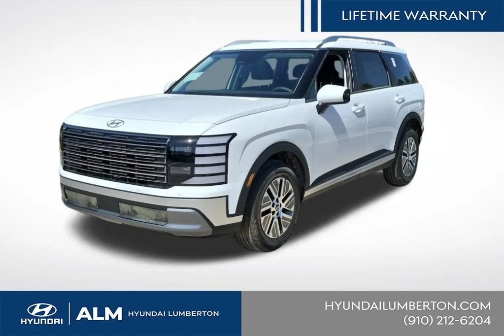 White 2026 Hyundai Palisade Hybrid Blue SEL Premium for sale in Lumberton, NC