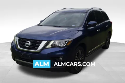 Blue 2020 Nissan Pathfinder Platinum for sale in Lumberton, NC