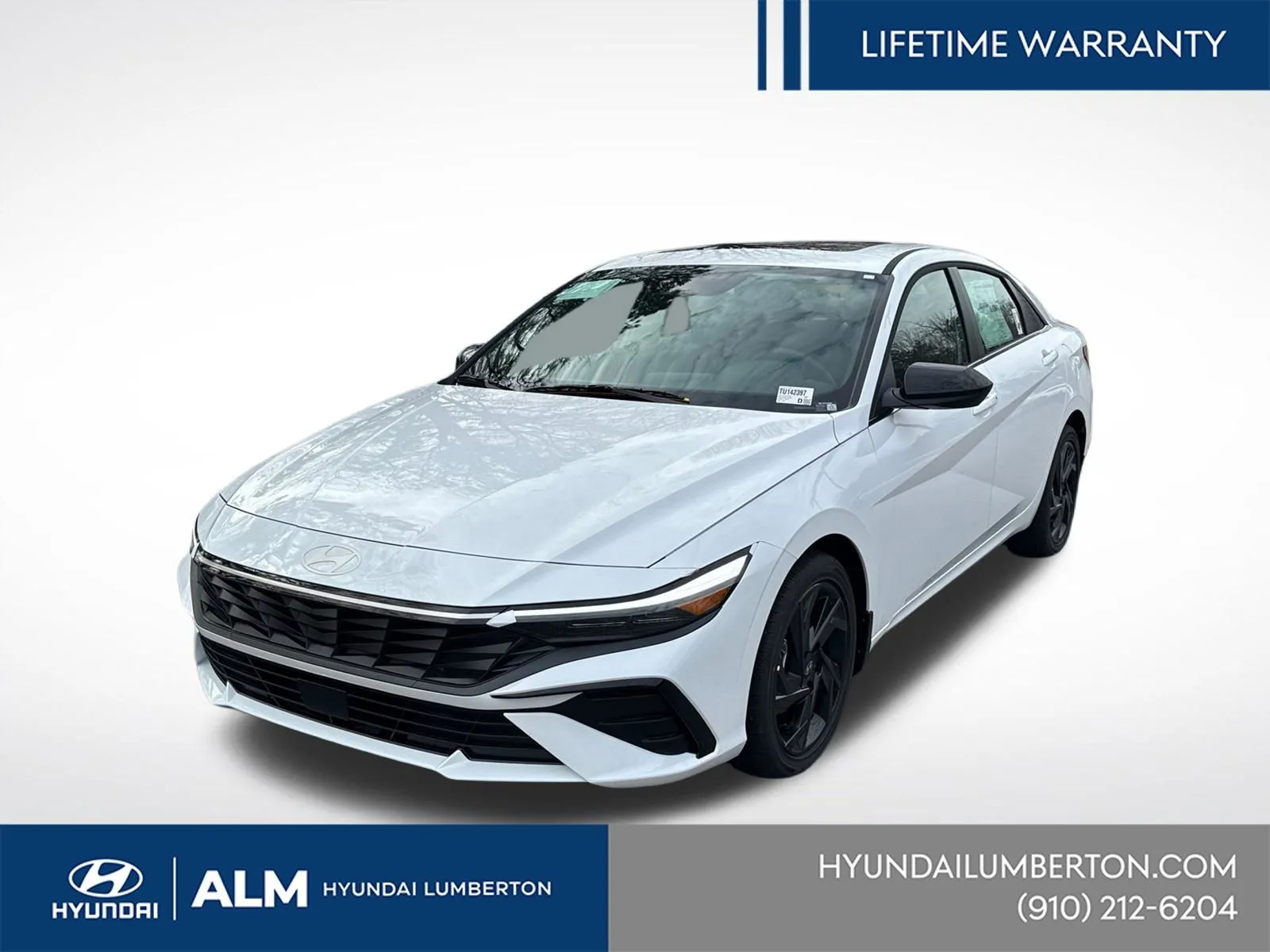 White 2026 Hyundai Elantra SEL Sport for sale in Lumberton, NC