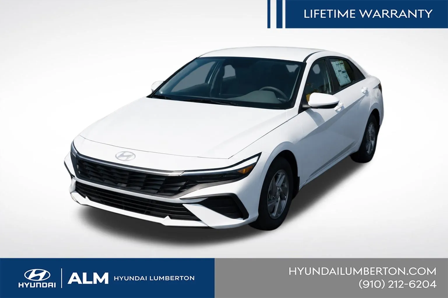 White 2026 Hyundai Elantra SE for sale in Lumberton, NC