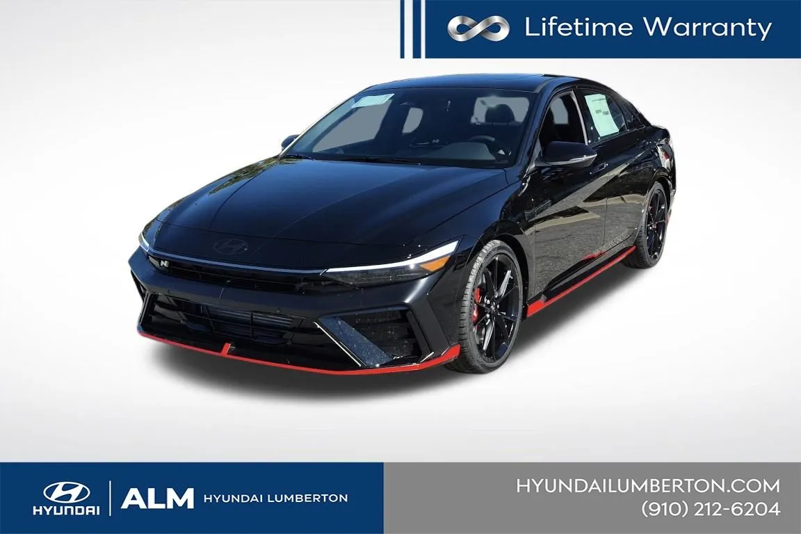 Black 2026 Hyundai Elantra N for sale in Lumberton, NC