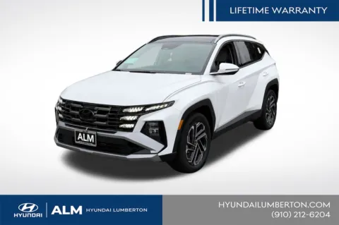 White 2026 Hyundai Tucson Hybrid Limited for sale in Lumberton, NC