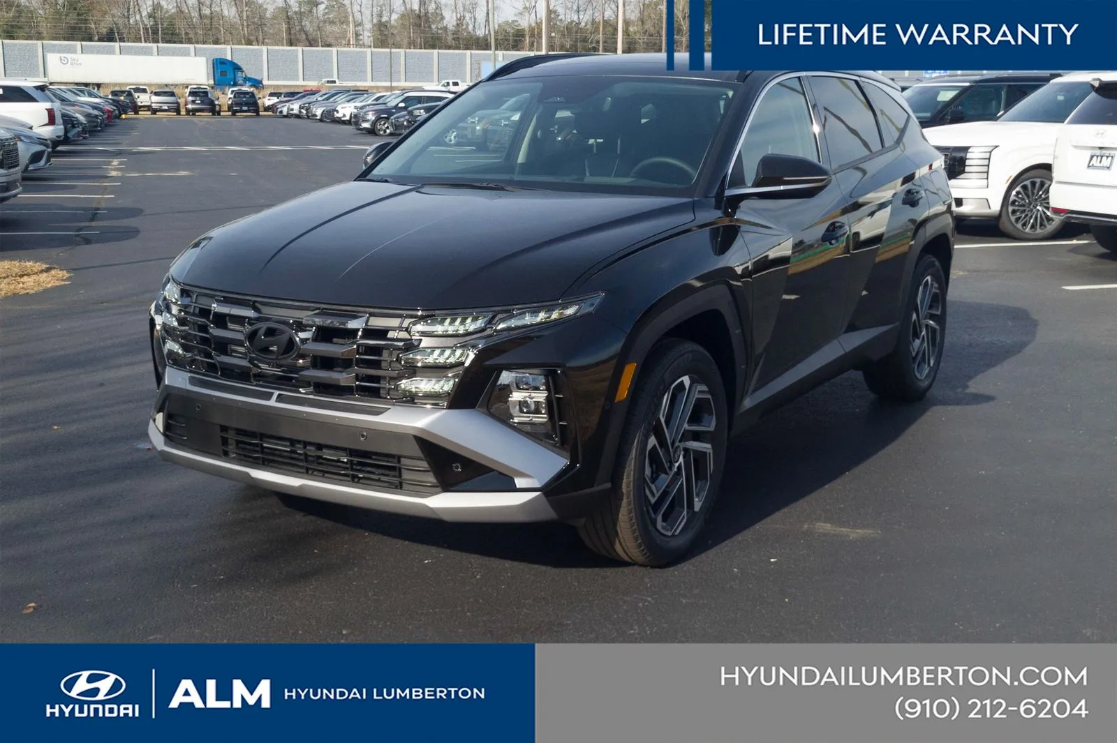 Black 2026 Hyundai Tucson Hybrid Limited for sale in Lumberton, NC