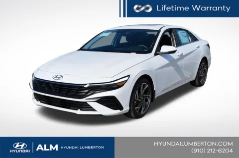 White 2026 Hyundai Elantra Hybrid Limited for sale in Lumberton, NC