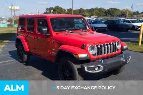 Another view of 2024 Jeep Wrangler Sahara 4xe for sale in Lumberton, NC at ALM Hyundai Lumberton