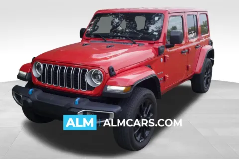 Red 2024 Jeep Wrangler Sahara 4xe for sale in Lumberton, NC
