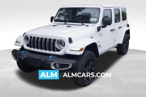 White 2024 Jeep Wrangler Sahara 4xe for sale in Lumberton, NC