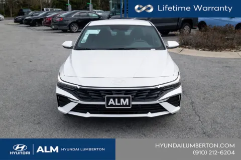 Another view of 2026 Hyundai Elantra Hybrid Blue for sale in Lumberton, NC at ALM Hyundai Lumberton