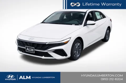 White 2026 Hyundai Elantra Hybrid Blue for sale in Lumberton, NC