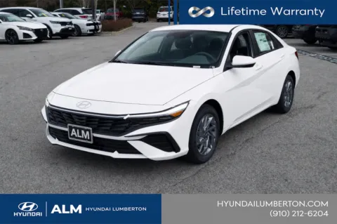 White 2026 Hyundai Elantra Hybrid Blue for sale in Lumberton, NC