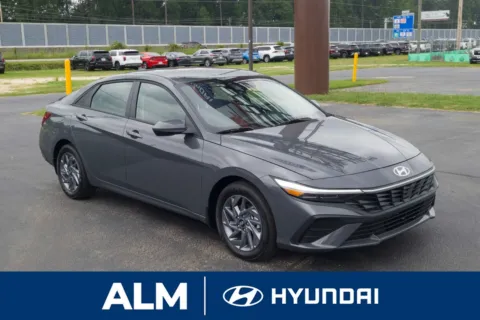Another view of 2025 Hyundai Elantra Hybrid Blue for sale in Lumberton, NC at ALM Hyundai Lumberton