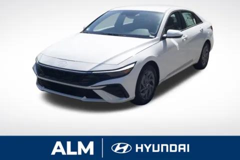 White 2025 Hyundai Elantra Hybrid Blue for sale in Lumberton, NC