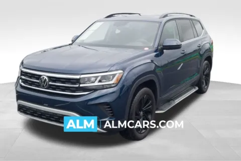 Black 2022 Volkswagen Atlas 3.6L V6 SE w/Technology for sale in Lumberton, NC