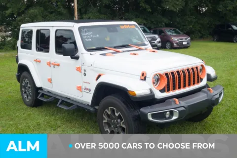 Another view of 2024 Jeep Wrangler Sahara for sale in Lumberton, NC at ALM Hyundai Lumberton