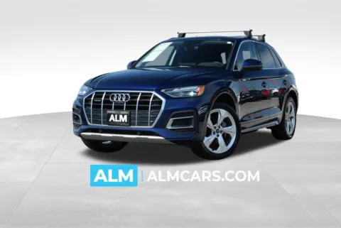 Blue 2021 Audi Q5 45 Premium Plus for sale in Lumberton, NC