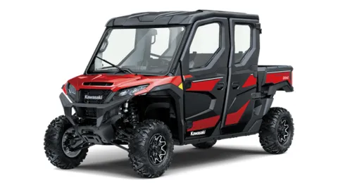 Red 2025 Kawasaki RIDGE Crew HVAC for sale in Brownsville, TX