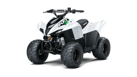 White 2026 Kawasaki KFX 50 for sale in Brownsville, TX