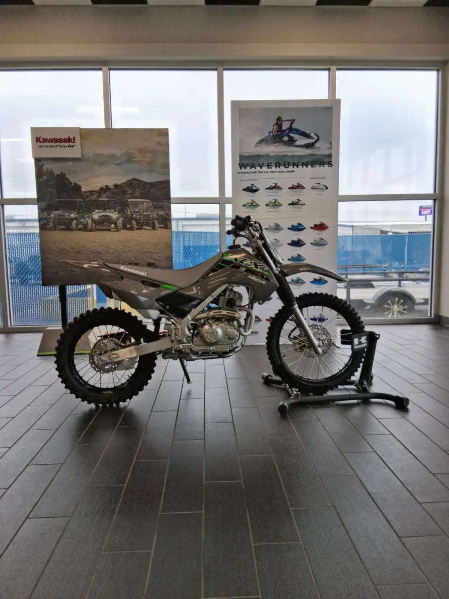Gray 2025 Kawasaki KLX 140R L for sale in Brownsville, TX