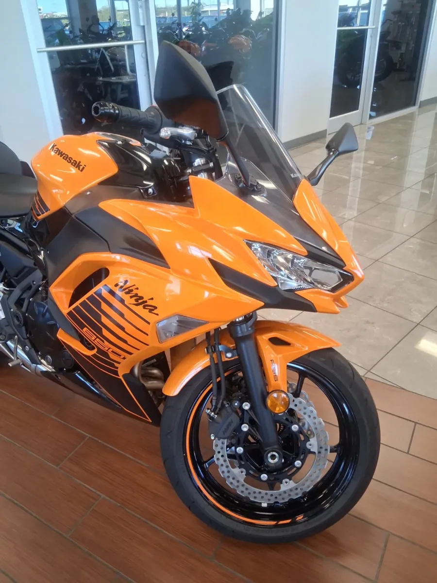 Orange 2025 Kawasaki Ninja 650 for sale in Brownsville, TX