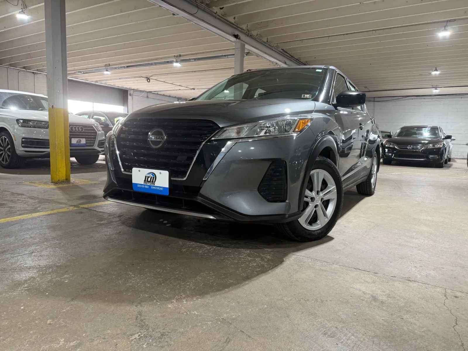 Gray 2021 Nissan Kicks S Xtronic CVT for sale in Carlstadt, NJ