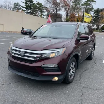 Red 2017 Honda Pilot EX-L for sale in Carlstadt, NJ