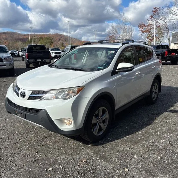 White 2015 Toyota RAV4 XLE for sale in Carlstadt, NJ