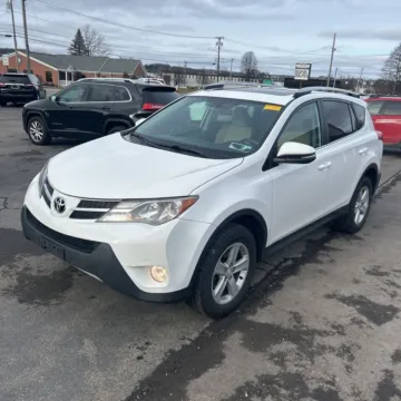 White 2014 Toyota RAV4 XLE for sale in Carlstadt, NJ